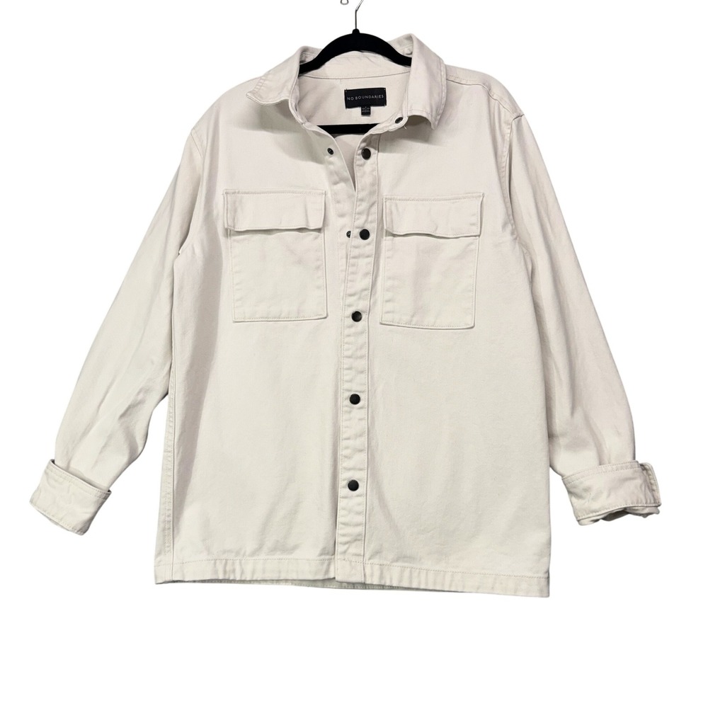 Denim Shacket‎ Button Down 100% Cotton Modern Utility Gorpcore layering piece